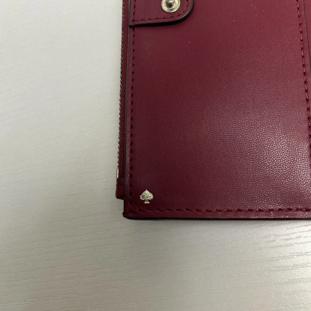 Kate Spade Jackson Medium Universal Phone Wristlet Cherrywood Pebbled Leather